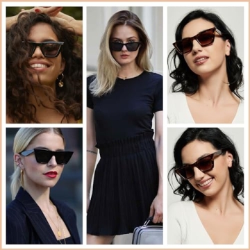 Stylish ANDWOOD Cat Eye Sunglasses – Polarized & Durable