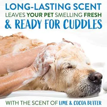 TropiClean Deshedding Dog Conditioner, Reduces Shedding & Softens Coat, Puppy Safe, Made in the USA, Lime & Cocoa Butter Scent, 20oz.