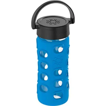 Lifefactory BPA-Free Glass Water Bottle with Silicone Sleeve
