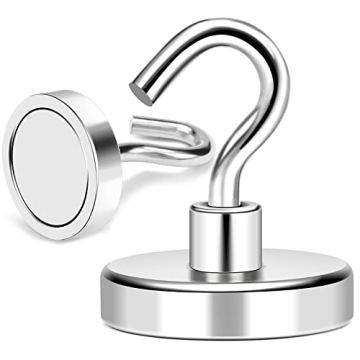 MIKEDE Heavy Duty Magnetic Hooks 150Lbs for Versatile Hanging