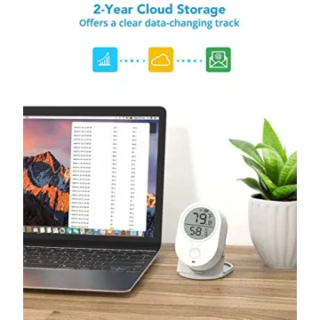 Govee Bluetooth Thermometer Hygrometer with App Alerts and Data Export