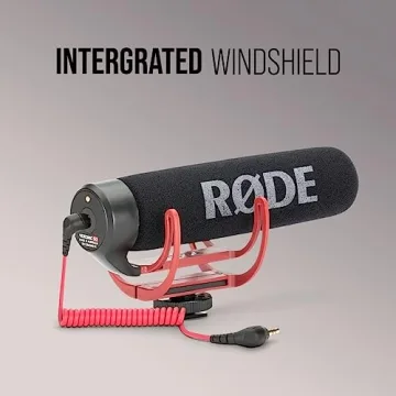 RØDE VideoMic GO Lightweight Shotgun Microphone for Filmmaking