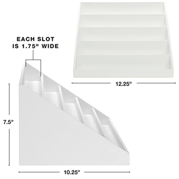 Excello Global Wooden Sunglass Organizer for 10 Pairs