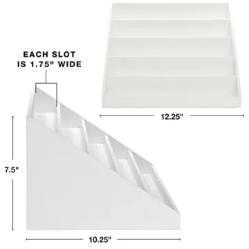 Excello Global Wooden Sunglass Organizer for 10 Pairs