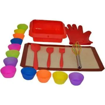 Complete Kids Baking Set - 19 Piece Cupcake Kit