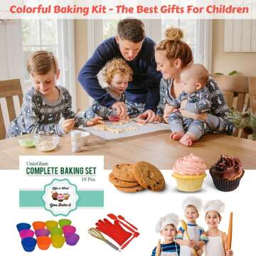 Complete Kids Baking Set - 19 Piece Cupcake Kit