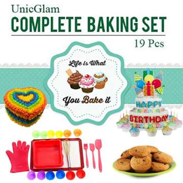 Complete Kids Baking Set - 19 Piece Cupcake Kit