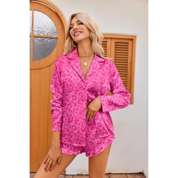 Ekouaer Women’s Satin Pajama Set for Luxurious Comfort