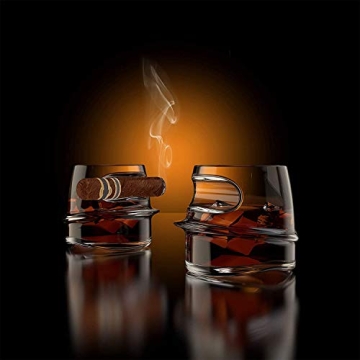 Elegant BOSWELL Cigar Whiskey Glass Gift for Him