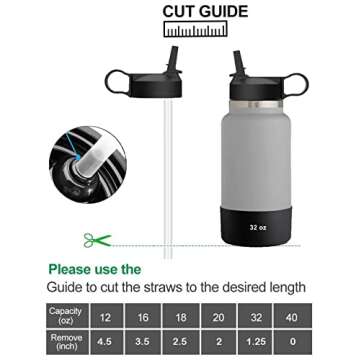 The Mass Straw Lid and Boot for Hydro Flask Wide Mouth