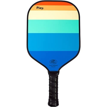 Play Paddles Pickleball Paddle - USAPA Approved Pickleball Racket | Carbon Fiber and Polymer Honeyco...