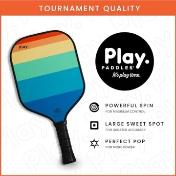 Play Paddles USAPA Approved Pickleball Paddle Ideal for All Skills