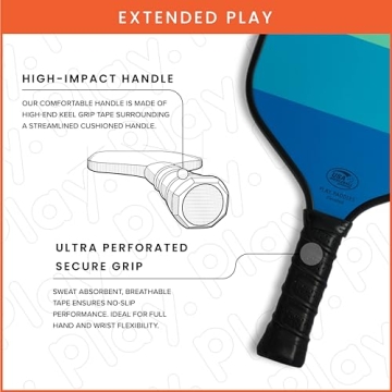 Play Paddles USAPA Approved Pickleball Paddle Ideal for All Skills