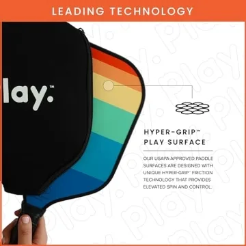 Play Paddles USAPA Approved Pickleball Paddle Ideal for All Skills