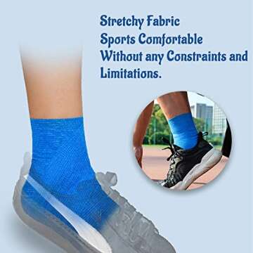 24 Pack 2” x 5 Yards Self Adhesive Bandage Wrap Athletic Elastic Breathable Cohesive Bandage Wrap Rolls for Stretch, Sports, First Aid, Wrist, Ankle Sprains, Swelling, and Vet Wrap(Rainbow)