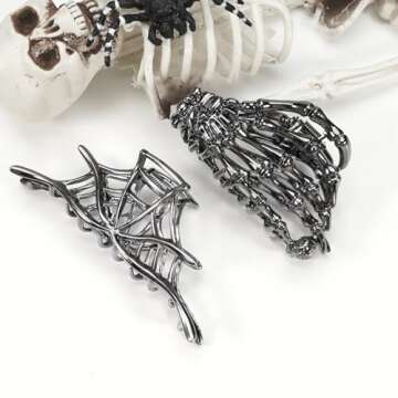 Stylish Halloween Hair Clips for Women – Fun & Durable