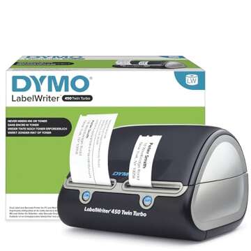 DYMO Monochrome LabelWriter 450 Twin Turbo - Efficient Printing