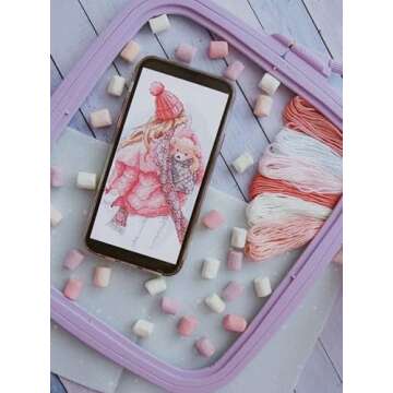 Nurge Lilac Embroidery Hoops Set - Durable & Versatile