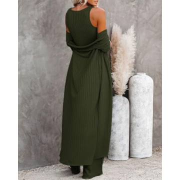 Fessceruna Womens Cozy 3 Piece Lounge Sets for Every Occasion