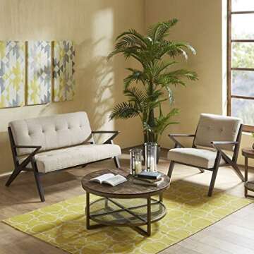 Ink+Ivy Rocket - Mid Century Modern Accent Chair - Comfortable All Foam Lounge Armchair Sturdy Solid...