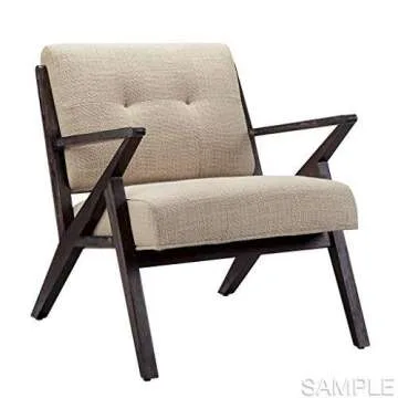 Ink+Ivy Rocket - Mid Century Modern Accent Chair - Comfortable All Foam Lounge Armchair Sturdy Solid Wood Frame Z Rocket Retro Style