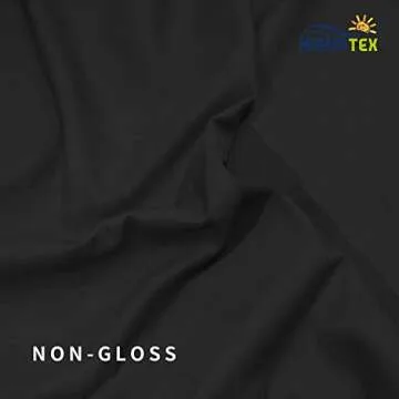 ISSUNTEX 6X9 ft Background Muslin Backdrop, Photo Studio, Collapsible High Density Screen for Video Photography and Television-Black