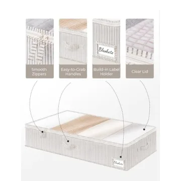 StorageWorks Underbed Storage Box with Clear Window