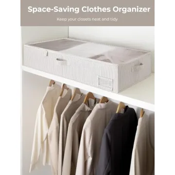 StorageWorks Underbed Storage Box with Clear Window