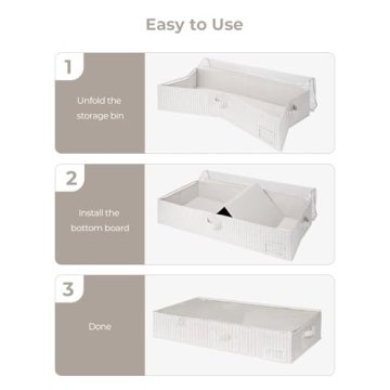 StorageWorks Underbed Storage Box with Clear Window