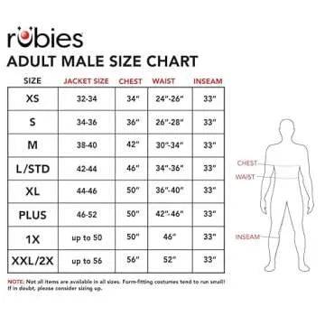 Rubies Wizard of Oz Scarecrow Costume for Themed Parties and Halloween, As Shown, One Size US