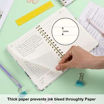 Stylish EOOUT Spiral Notebook - Perfect for Work or School