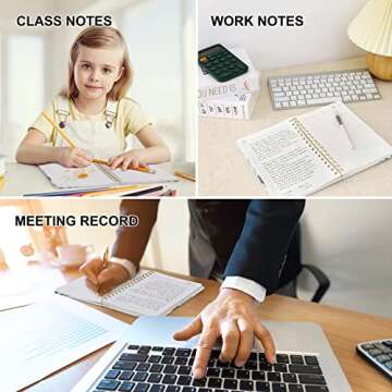 Stylish EOOUT Spiral Notebook - Perfect for Work or School