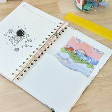 Stylish EOOUT Spiral Notebook - Perfect for Work or School