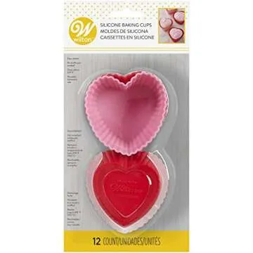 Wilton Heart Silicone Baking Cups - Perfect for Fun Treats