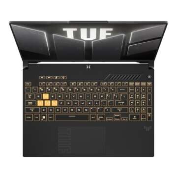 ASUS TUF Gaming F16 Gaming Laptop, 16” FHD+ 165Hz 16:10 Display, Intel® Core™ i7-13650HX, NVIDIA® GeForce RTX™ 4060, 16GB DDR5, 512GB PCIe Gen4 SSD, Wi-Fi 6, Windows 11, FX607JV-ES73