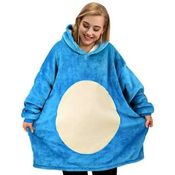 Stylish vavalad Wearable Blanket Hoodie for Everyone