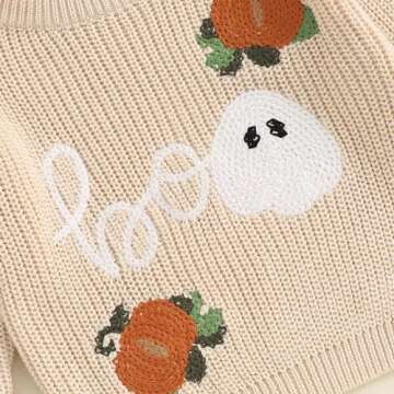 Pivanzore Cute Pumpkin Toddler Baby Sweater - Oversized Comfort