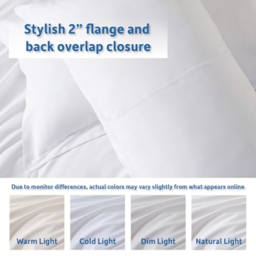 Soft Nestl White Duvet Cover Queen Size Set for Comfort