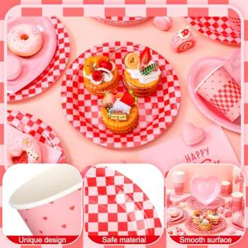 Zhehao Galentine's Day Party Supplies for 24 Guests