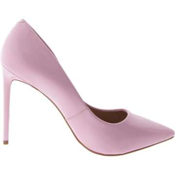 Steve Madden Women's Vala Pink Patent Pumps - Elegant 4-Inch Heels