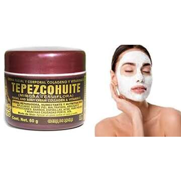 Del Indio Papago Facial Night Cream - Hydrates Skin - With Tepezcohuite from Mexico