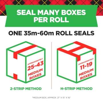 Scotch Tough Grip Moving Packing Tape for Heavy Boxes