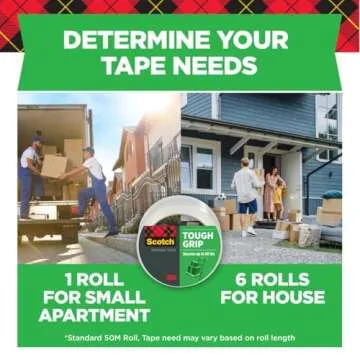 Scotch Tough Grip Moving Packing Tape for Heavy Boxes