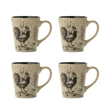 Elegant Pfaltzgraff Homespun Rooster Dinnerware Set