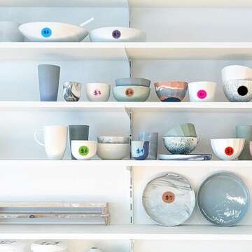 Garryewan Dot Stickers, Round Stickers, Toddler Dot Stickers, 0.75 Inch Polka Circle Dot Label Sticker, for Garage Sale Stickers/Yard Sale Price Stickers,Office/Price Stickers(Pink /1400 PCS)