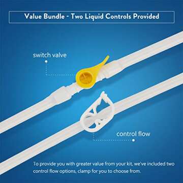 GNEGKLEAN Enema Kit Stainless Steel 2 Quart Capacity Bucket 5ft Silicone Hose for Colon Detox Cleanse Enemas