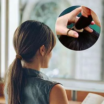 Qarwayoc 50PCS Seamless Hair Ties for All Hair Types