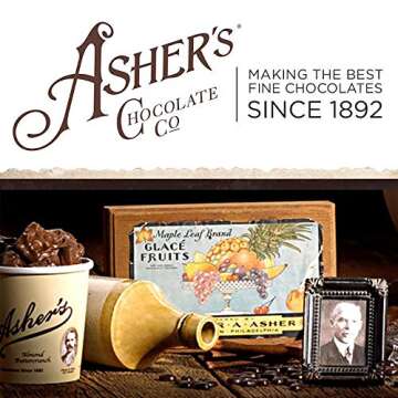 Asher's Gourmet Peanut Caramel Patties, Kosher Chocolate