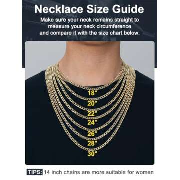 Neck Chain 22” Men's Gold Stainless Steel Cuban Curb Necklace 9mm 20inches Hip Hop Jewelry