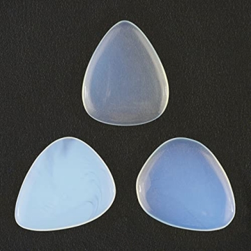 Opalite Guitar Picks - Handmade Ultra Heavy Gauge 3 Pack